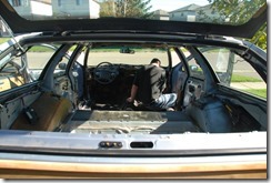 Replacing the Roadmaster wagon interior. One long car!