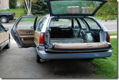 Replacing the Roadmaster wagon interior. Starting to come together now.