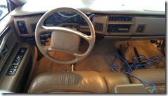 Buick Roadmaster Wagon Interior Replacement. Recolouring the steering wheel.